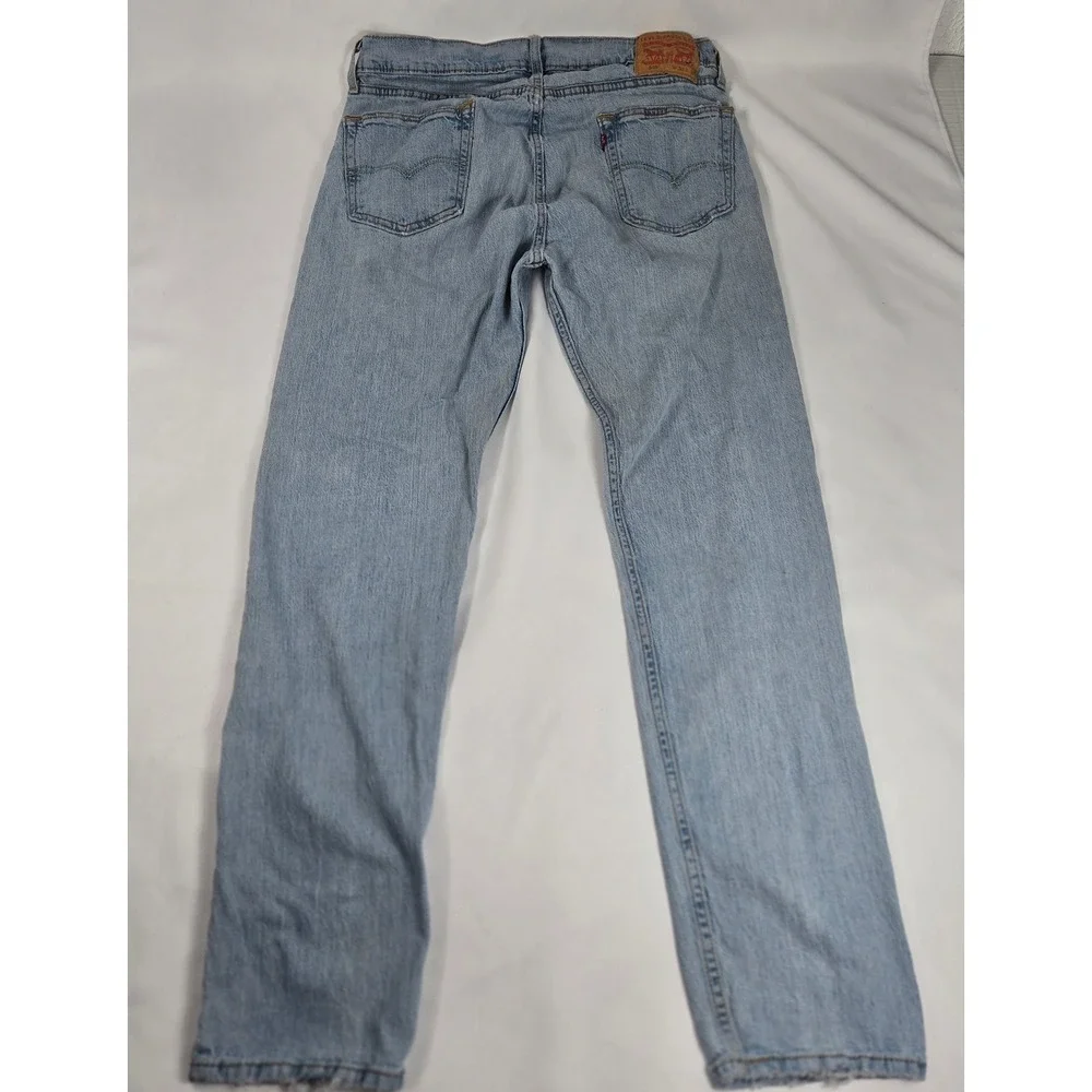Levi's 505 Jeans Regular Fit Light Wash Denim Pants 31x32 A little‎ Dirty Thrash